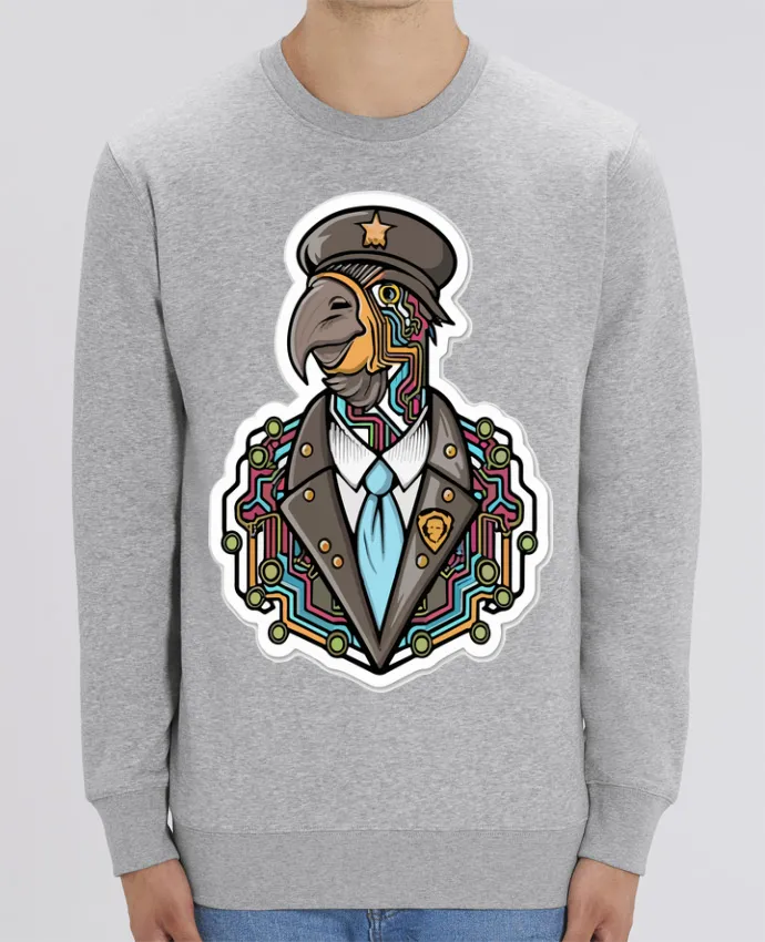 Sweat-shirt Perroquet futuriste Par VSGA
